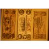 Image 1 : Three Framed Confederate Notes