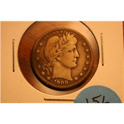 1908 Barber Quarter
