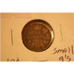 Lot Of 4 Canadian Dimes 1899,1904,1908,1912