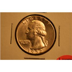 1952 Washington Quarter  B.U.
