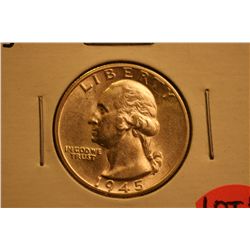 1945-S Washington Quarter  B.U.  (Nice!)