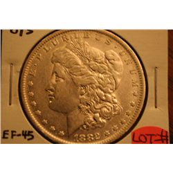 1882-O/S Morgan Dollar  EF-45 (VAM-4)