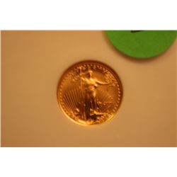 2001 Gold Eagle 1/10 oz. Coin (NGC-MS70)
