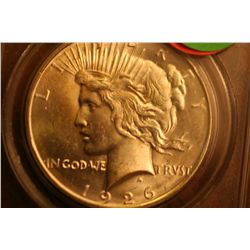 1926-D Peace Dollar (PCGS-MS62)