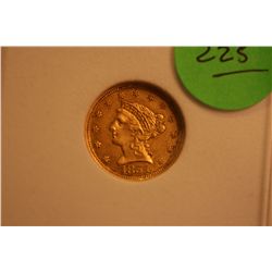 1854-O $2.5 Gold Coin (ANI-MS63)