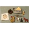 Image 2 : 9 Early Political Buttons Pins Medals Promos 1872-