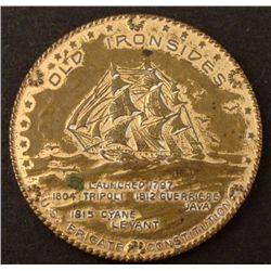 C1900 COIN MEDALLION 25 CENT TO OLD IRONSIDES FUND