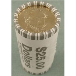 1 Bank Roll 2010-D UNC Buchanan Presidential Dollars