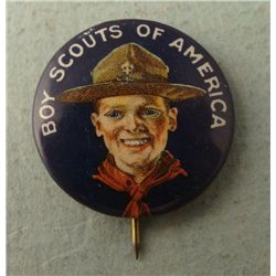 1940'S ORIGINAL BOY SCOUTS OF AMERICA PIN BACK BUTTON