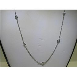 .53 ct Diamond Chain 14K White Gold