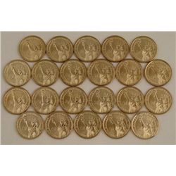 22 Diff Date Gem UNC Presidential Gold Coins 2007-10