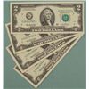 Image 1 : (4) 2003-A Chicago Consecutive # $2 Bills Notes CU