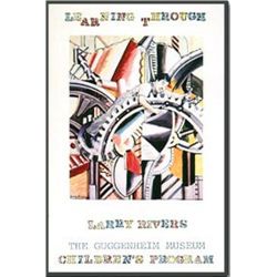 Larry Rivers LEARNING THROUGH ART Poster Modernist