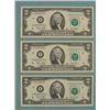 Image 1 : 3) 2003 Consec # $2 Notes Two Dollar Bills I Mint MN CU