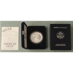 1997 American Silver Eagle Dollar $1 Proof w/Box, COA