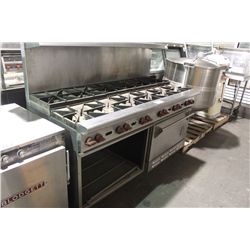 WOLF 12 BURNER STAINLESS STEEL GAS OVEN