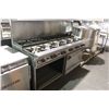 Image 1 : WOLF 12 BURNER STAINLESS STEEL GAS OVEN