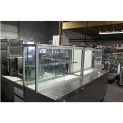 2 ALUMINUM & GLASS SHOWCASE