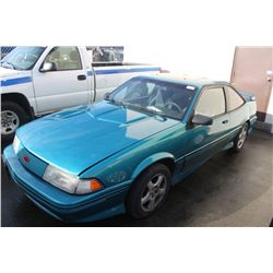 1994 GREEN CHEVY CAVALIER 2 DR COUPE