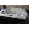 Image 1 : 6 PERSON HOT TUB WITH LOUNGER -  45 STAINLESS STEEL