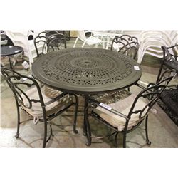 GOLD DESIGNER CIRCULAR PATIO TABLE