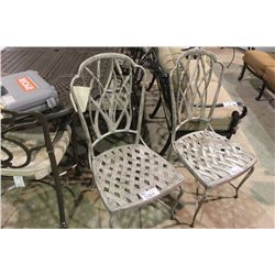 GREY WILLOW BACK PATIO SIDE CHAIR