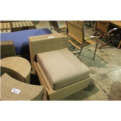 VIRO 2 PEICE RATAN NATURAL SECTIONAL CHAIR