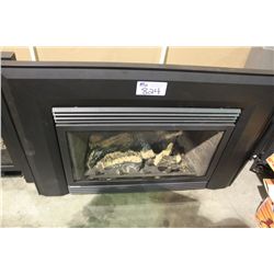 ARCHGARD OPTIMA 34 BLACK BEVELED TRIM GAS FIRE