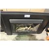 Image 1 : ARCHGARD OPTIMA 34 BLACK BEVELED TRIM GAS FIRE