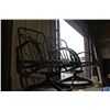 Image 1 : 3 GREY METAL HIGH BACK PATIO CHAIRS