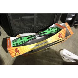 BOX OF DRAGON RIDER DUAL WHEELED SKATE BOARDS