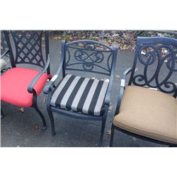 DECORATIVE METAL GARDEN CHAIR