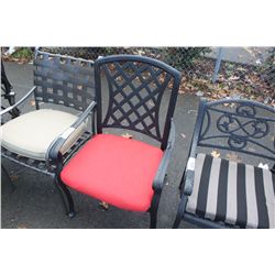 DECORATIVE METAL GARDEN CHAIR