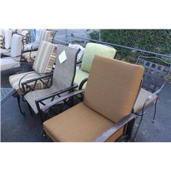 6 ASSORTED PATIO CHAIRS