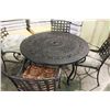 Image 1 : BROWN DESIGNER CIRCULAR PATIO TABLE