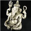 Image 3 : India Nickel Plated Ganesh Temple Piece (CLB-875)