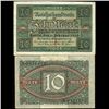 Image 1 : 1920 Germany 10 Mark Note Hi Grade Rare (COI-3942)