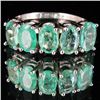 Image 1 : 9.15twc Colombian Emerald 10k Gold Ring (JEW-2901)