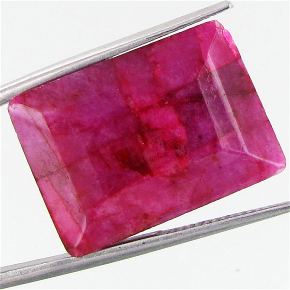 13.7ct African Ruby Rectangle Cut (GEM-37067)