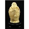 Image 1 : Chinese Handcarved Bone Standing Buddha With Bat (CLB-706)