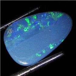 2.06ct Australian Black Opal Doublet Full Fire (GEM-35897)