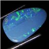 Image 1 : 2.06ct Australian Black Opal Doublet Full Fire (GEM-35897)