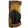 Image 2 : Handcarved Teak Elephant Derrier Tush (CLB-923)