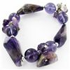 Image 1 : 200twc Natural Amethyst Crystal Bracelet (JEW-3454)