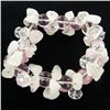 Image 1 : 400twc Natural Rose Quartz Crystal Bracelet (JEW-3455)