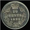 Image 2 : 1880 Canada 10c Silver Hi Grade (COI-6730)