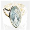 Image 1 : 48.41twc Aquamarine Sterling Ring (JEW-2808)
