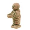 Image 1 : Hand Formed Sandstone Monk w/ Bowl  (CLB-166)