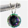 Image 1 : 1.51twc Rainbow Topaz Sterling Pendant (JEW-2678)