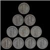 Image 2 : 1929S Mercury Dimes Hi Grade Lot of 10 (COI-8472)